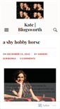 Mobile Screenshot of kateblogsworth.wordpress.com