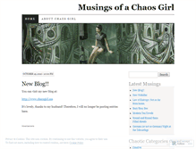 Tablet Screenshot of musingsofachaosgirl.wordpress.com