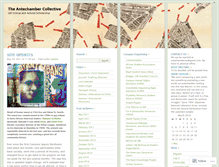Tablet Screenshot of antechambercollective.wordpress.com