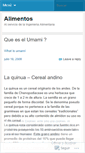 Mobile Screenshot of ingalimentos.wordpress.com