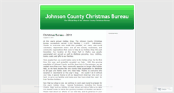 Desktop Screenshot of johnsoncountychristmasbureau.wordpress.com