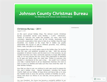 Tablet Screenshot of johnsoncountychristmasbureau.wordpress.com