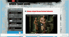 Desktop Screenshot of kebayatanahabang.wordpress.com