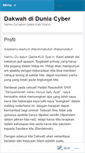 Mobile Screenshot of dakwahcyber.wordpress.com