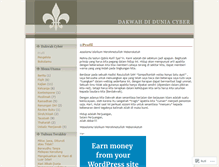 Tablet Screenshot of dakwahcyber.wordpress.com