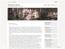 Tablet Screenshot of pjmama.wordpress.com