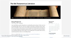 Desktop Screenshot of hebrewbible.wordpress.com