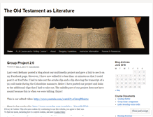 Tablet Screenshot of hebrewbible.wordpress.com