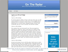 Tablet Screenshot of ondaradar.wordpress.com