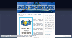 Desktop Screenshot of meusdocumentos.wordpress.com