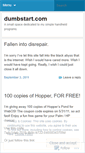 Mobile Screenshot of dumbstart.wordpress.com