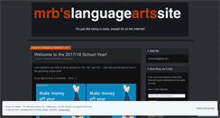 Desktop Screenshot of mrbslasite.wordpress.com