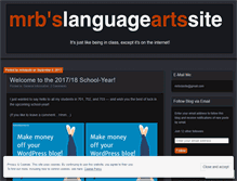 Tablet Screenshot of mrbslasite.wordpress.com