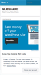 Mobile Screenshot of gloshare.wordpress.com