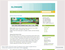 Tablet Screenshot of gloshare.wordpress.com