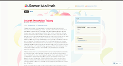 Desktop Screenshot of aksesori4u.wordpress.com