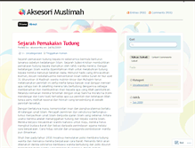 Tablet Screenshot of aksesori4u.wordpress.com