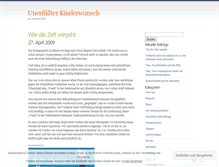 Tablet Screenshot of kinderwunsch.wordpress.com