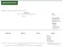 Tablet Screenshot of greenwhitehunters.wordpress.com