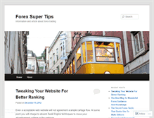 Tablet Screenshot of forexsupertips.wordpress.com