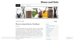 Desktop Screenshot of homeandoats.wordpress.com