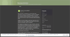 Desktop Screenshot of ehipocampo.wordpress.com