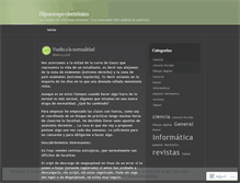 Tablet Screenshot of ehipocampo.wordpress.com