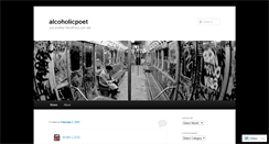 Desktop Screenshot of alcoholicpoet.wordpress.com