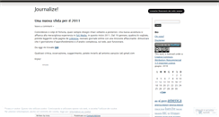 Desktop Screenshot of journalize.wordpress.com