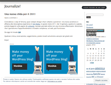 Tablet Screenshot of journalize.wordpress.com
