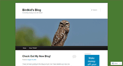 Desktop Screenshot of birdkidblog.wordpress.com