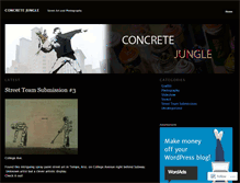 Tablet Screenshot of concretejunglez.wordpress.com
