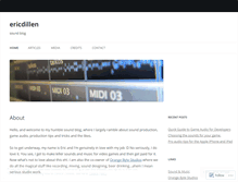 Tablet Screenshot of ericdillen.wordpress.com
