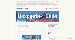Desktop Screenshot of despiertachile.wordpress.com