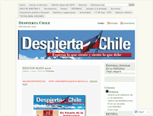 Tablet Screenshot of despiertachile.wordpress.com