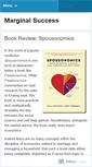 Mobile Screenshot of marginalsuccess.wordpress.com