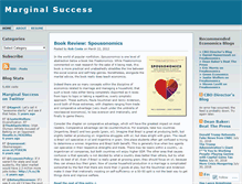 Tablet Screenshot of marginalsuccess.wordpress.com