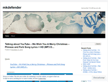 Tablet Screenshot of mkdefender.wordpress.com