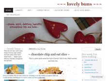 Tablet Screenshot of lovelybuns.wordpress.com