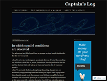Tablet Screenshot of captainbucko.wordpress.com
