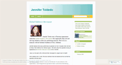 Desktop Screenshot of jennifertoledo.wordpress.com