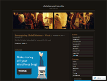 Tablet Screenshot of christusnostrumvita.wordpress.com