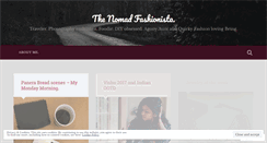 Desktop Screenshot of nomadfashionista.wordpress.com
