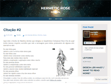 Tablet Screenshot of hermeticrose.wordpress.com