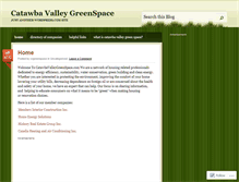 Tablet Screenshot of cvgreenspace.wordpress.com