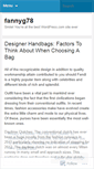 Mobile Screenshot of fannyg78.wordpress.com