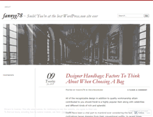 Tablet Screenshot of fannyg78.wordpress.com