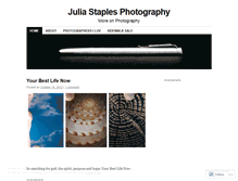 Tablet Screenshot of juliastaples.wordpress.com