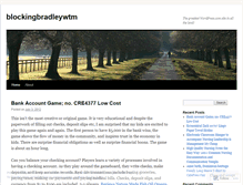 Tablet Screenshot of blockingbradleywtm.wordpress.com