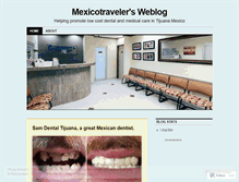 Tablet Screenshot of mexicotraveler.wordpress.com